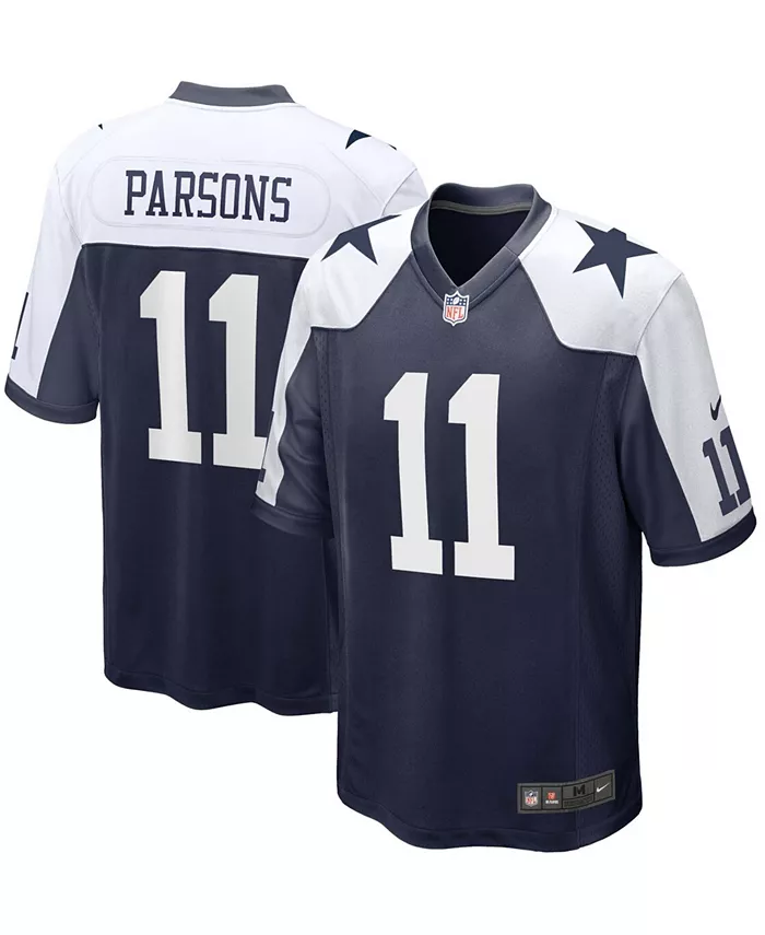 Мужская игровая футболка Micah Parsons Dallas Cowboys First Round Pick Nike, синий
Мужская игровая футболка Micah Parsons Dallas Cowboys First Round Pick Nike, синий