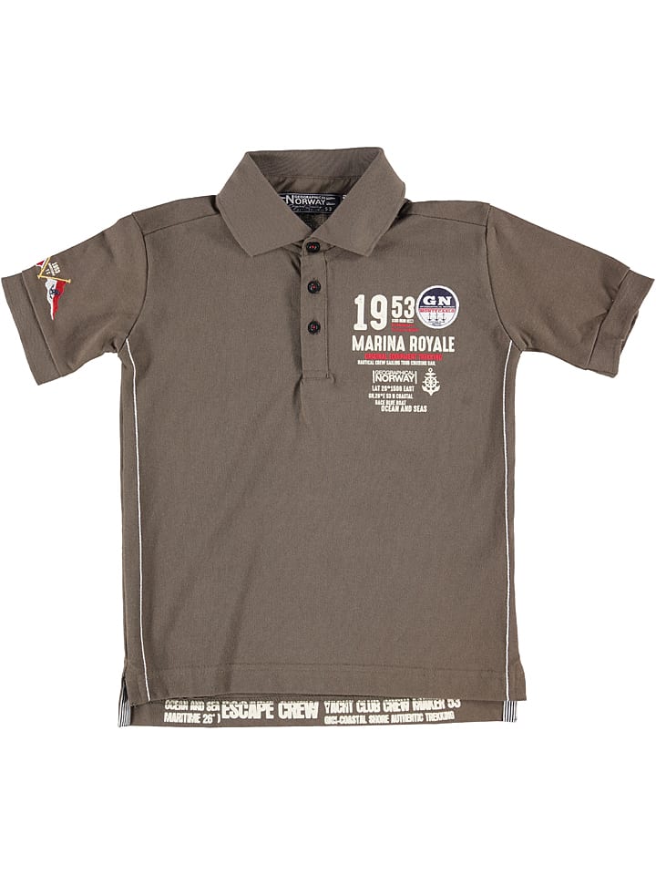 Geographical Norway Рубашка-поло "Кадре" коричневого цвета
Geographical Norway Рубашка-поло "Кадре" коричневого цвета