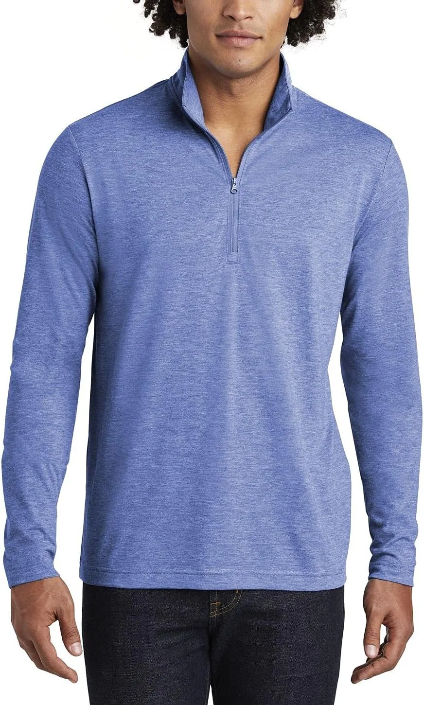 JustBlanks мужская три-блендовая толстовка с воротником кадет и обратной молнией
JustBlanks мужская три-блендовая толстовка с воротником кадет и обратной молнией