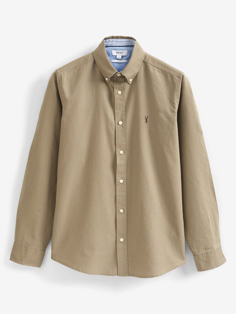Приталенная рубашка на пуговицах Next, серый
Приталенная рубашка на пуговицах Next, серый