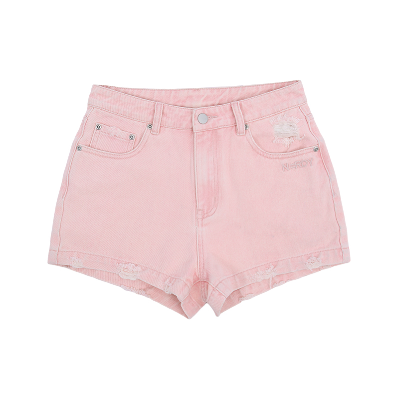 Nerdy Женские джинсовые шорты светло-розовые
Nerdy Женские джинсовые шорты светло-розовые