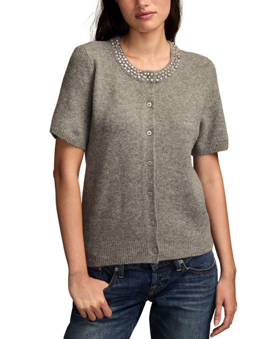 Женский кардиган с декорированным воротником Lucky Brand, Medium Heather Gray
Женский кардиган с декорированным воротником Lucky Brand, Medium Heather Gray