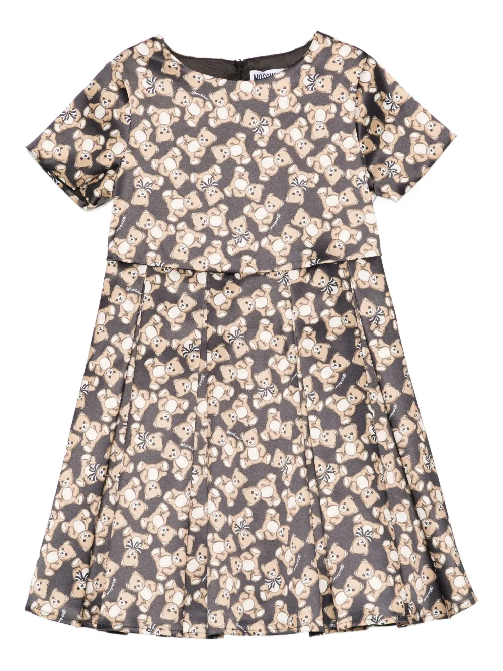 Платье с принтом Тедди Moschino Kids, черный
Платье с принтом Тедди Moschino Kids, черный