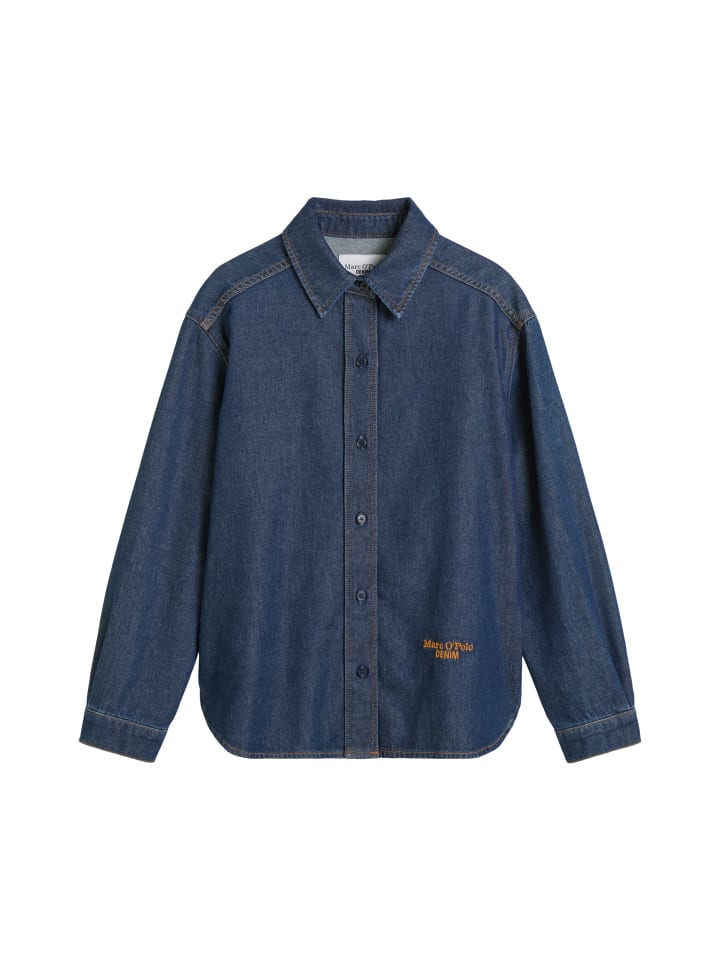 Обычная джинсовая блузка темно-синего цвета Marc O'Polo DENIM
Обычная джинсовая блузка темно-синего цвета Marc O'Polo DENIM