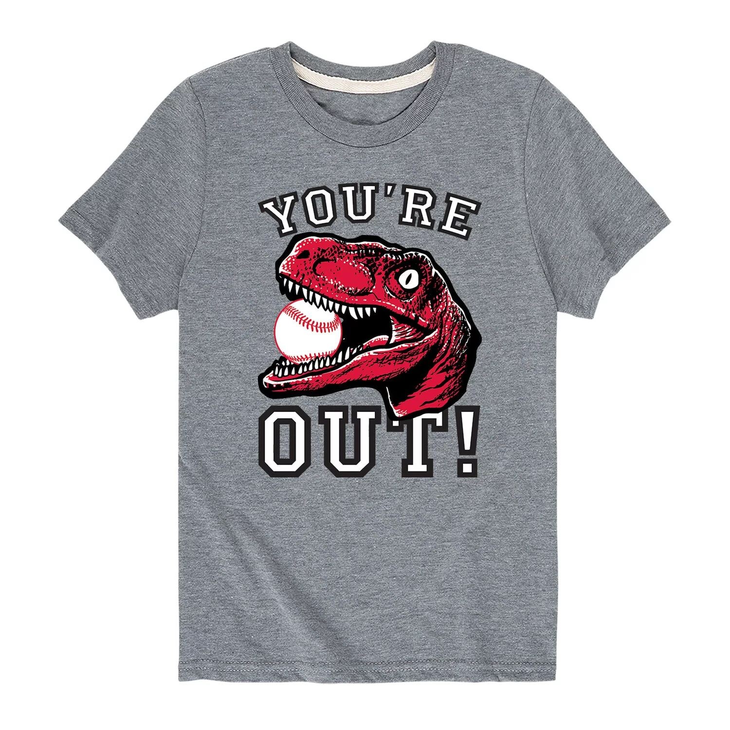 Бейсбольная футболка Youre Out для мальчиков 8–20 лет с динозавром Licensed Character
Бейсбольная футболка Youre Out для мальчиков 8–20 лет с динозавром Licensed Character