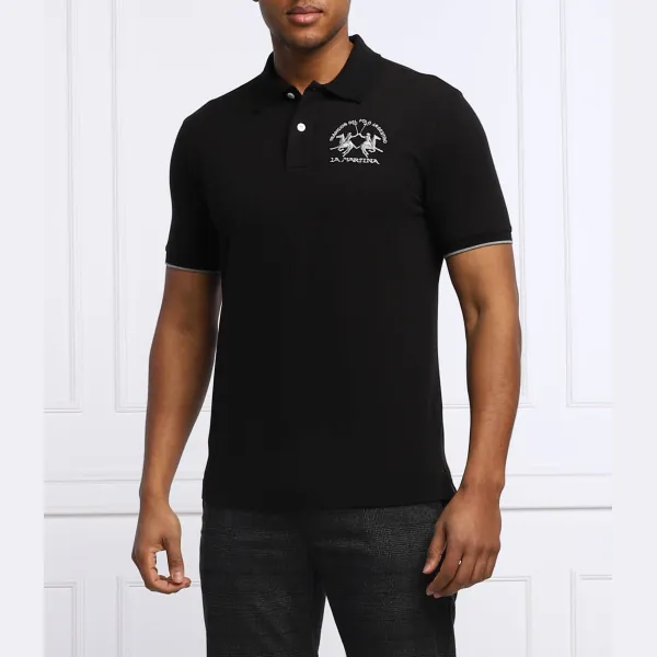 Поло Miguel стандартной посадки досада La Martina, черный
Поло Miguel стандартной посадки досада La Martina, черный