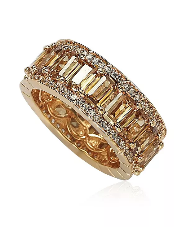 Кольцо Suzy Levian из стерлингового серебра с кубическим цирконием изумрудной огранки коричневого цвета Suzy Levian New York, brown
Кольцо Suzy Levian из стерлингового серебра с кубическим цирконием изумрудной огранки коричневого цвета Suzy Levian New York, brown