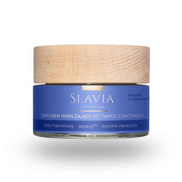 Легкий крем для лица с ниацинамидом, 50 мл Slavia Cosmetics Nawilżenie & ochrona przed ir
Легкий крем для лица с ниацинамидом, 50 мл Slavia Cosmetics Nawilżenie & ochrona przed ir