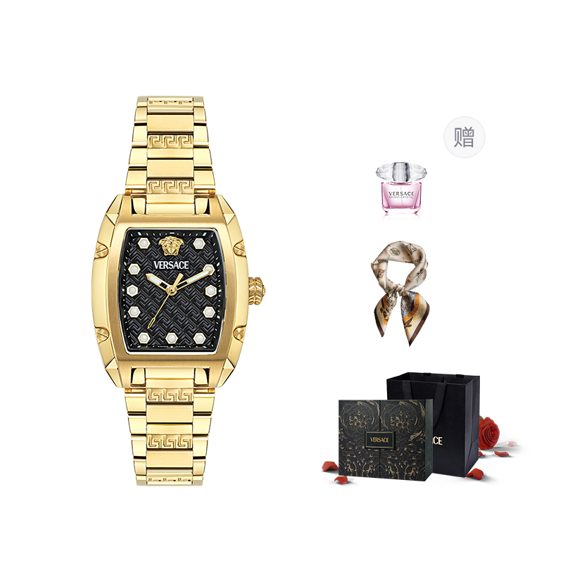 VERSACE Часы мужские кварцевые с черным циферблатом, стальной браслет, размер 44.8*36мм
VERSACE Часы мужские кварцевые с черным циферблатом, стальной браслет, размер 44.8*36мм