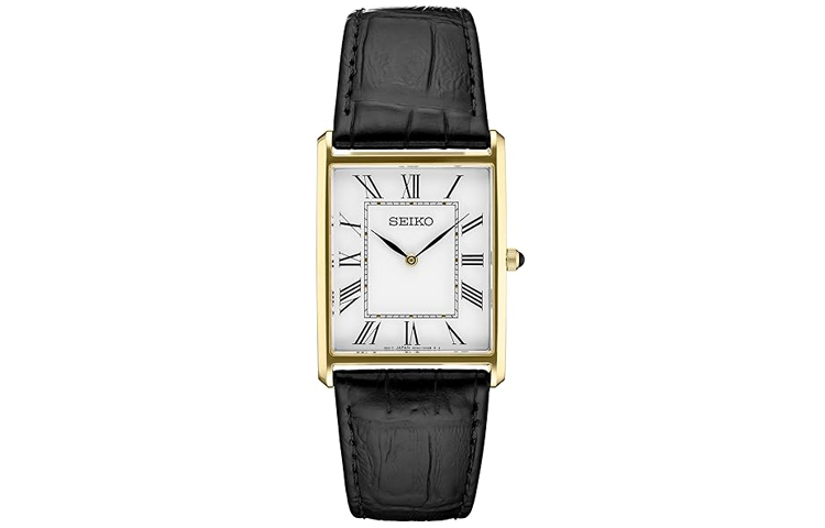 Сейко Essential Collection Кварцевый механизм Кожаный ремешок Мужские часы Белый циферблат
Сейко Essential Collection Кварцевый механизм Кожаный ремешок Мужские часы Белый циферблат