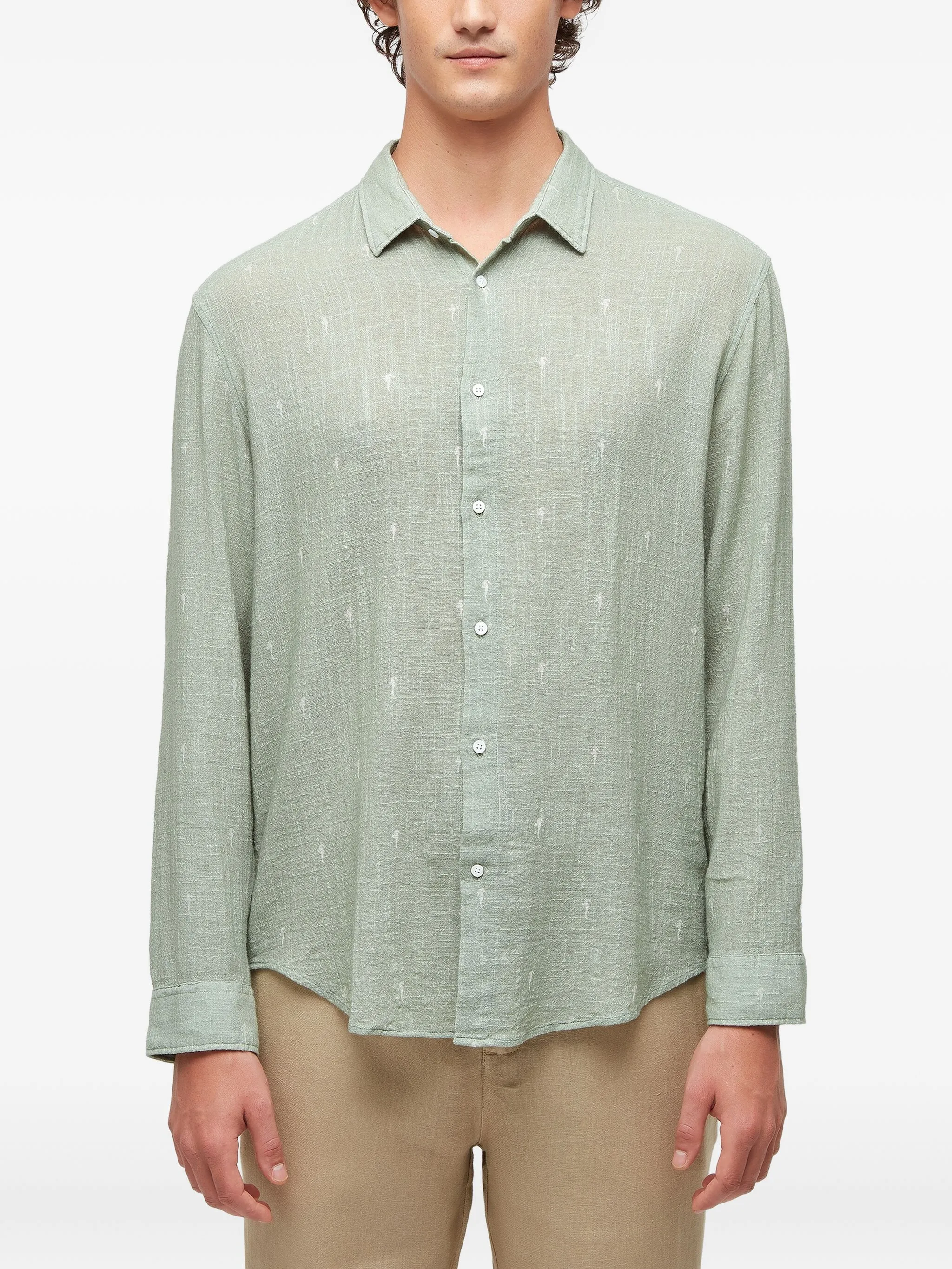 Рубашка с принтом Seahorse Osklen, зеленый
Рубашка с принтом Seahorse Osklen, зеленый