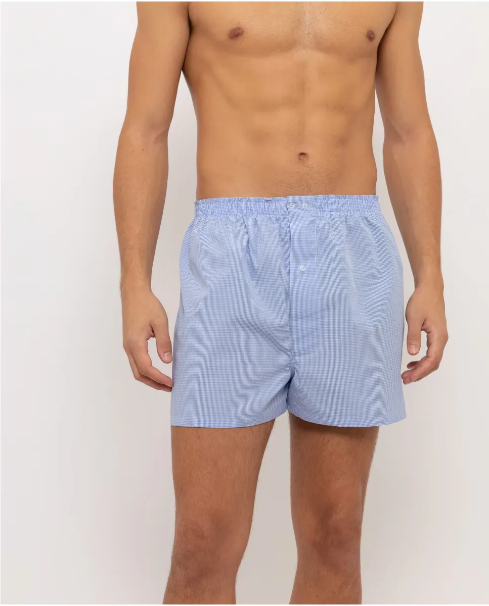 Мужские боксерские шорты из 100% хлопчатобумажной ткани светло-голубого цвета Wickett Jones, голубой
Мужские боксерские шорты из 100% хлопчатобумажной ткани светло-голубого цвета Wickett Jones, голубой