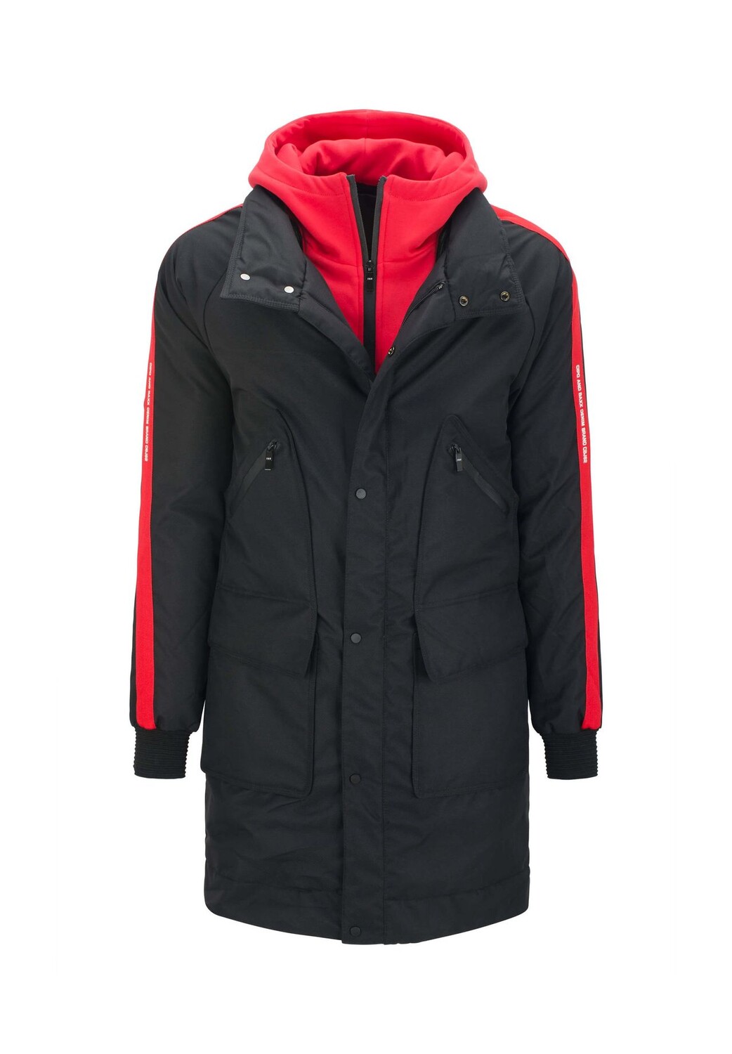 Парка в классном дизайне CIPO & BAXX, черный
Парка в классном дизайне CIPO & BAXX, черный