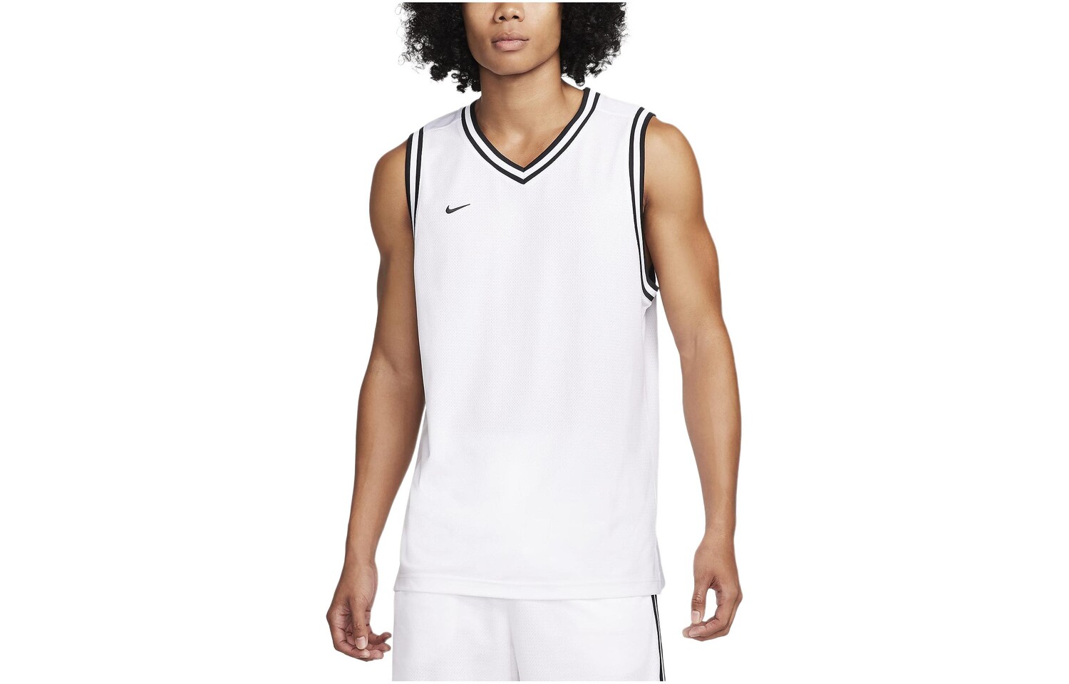 Баскетбольная майка мужская белая Nike, белый 
Баскетбольная майка мужская белая Nike, белый