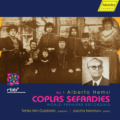 CD диск Hemsi / Goldstein / Nemtsov: Coplas Sefardies 1
CD диск Hemsi / Goldstein / Nemtsov: Coplas Sefardies 1
