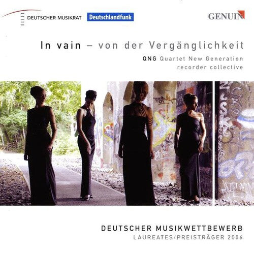 CD диск Hahne / Scheidt / Beeferman / Moravec / Bruckner: In Vain - Von Der Verganglichkeit: QNG Quartet
CD диск Hahne / Scheidt / Beeferman / Moravec / Bruckner: In Vain - Von Der Verganglichkeit: QNG Quartet
