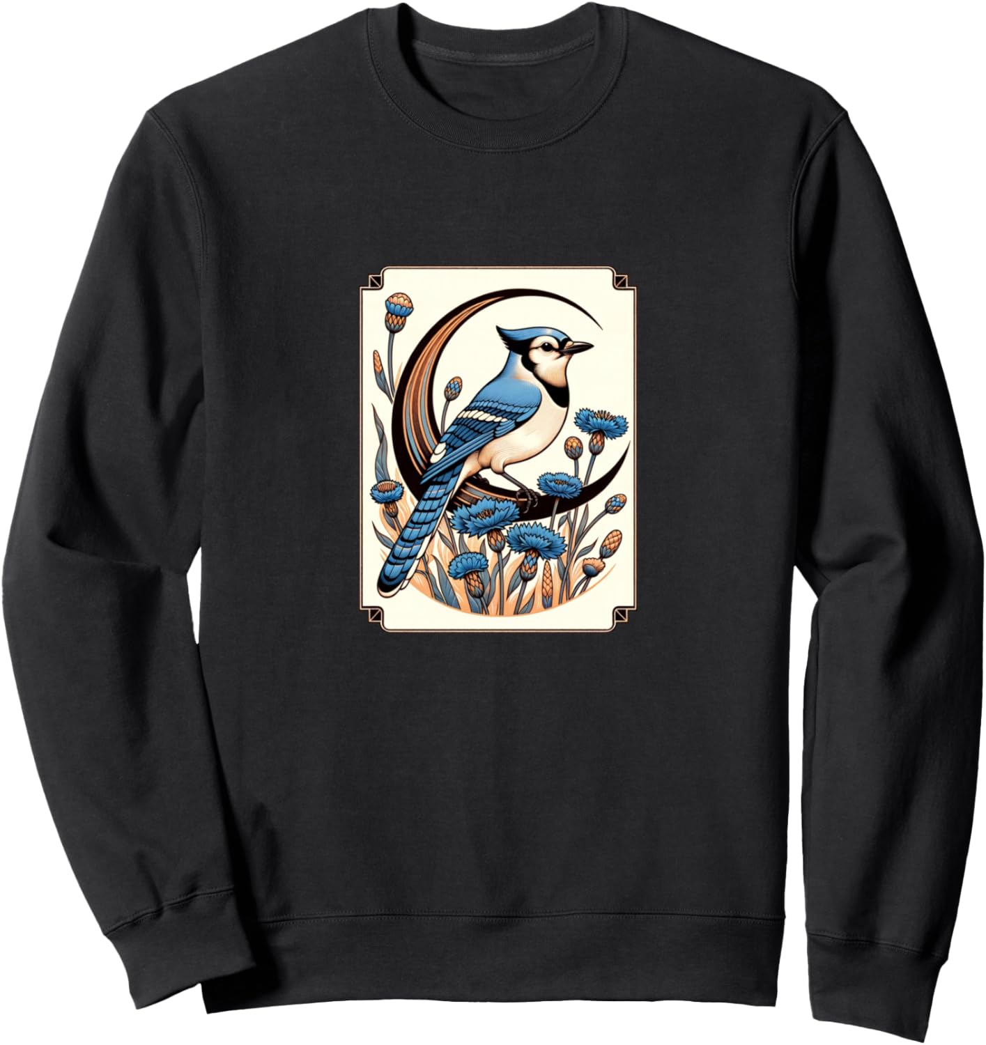 Иллюстрация сойки, толстовка с изображением сойки Vintage Bluejays Lover Bubb, черный
Иллюстрация сойки, толстовка с изображением сойки Vintage Bluejays Lover Bubb, черный
