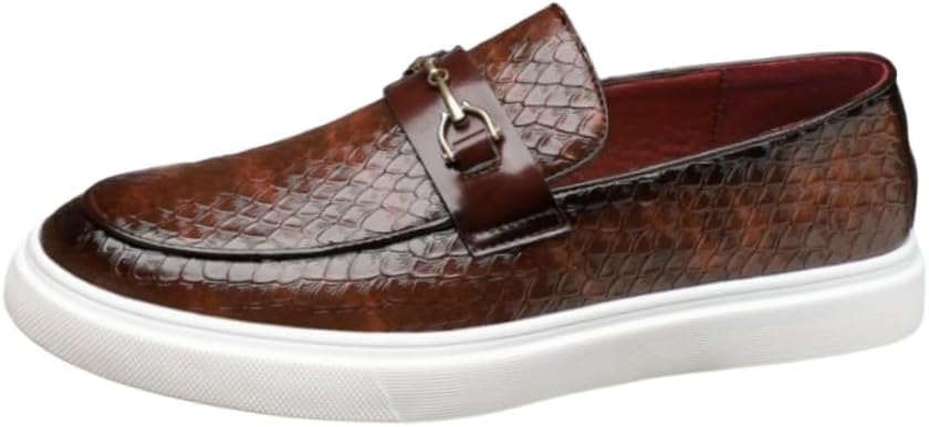 Мужские осенне-зимние модные кожаные туфли больших размеров - удобная толстая подошва, элегантный стиль, подходят для официальной одежды Clolinde, коричневый
Мужские осенне-зимние модные кожаные туфли больших размеров - удобная толстая подошва, элегантный стиль, подходят для официальной одежды Clolinde, коричневый