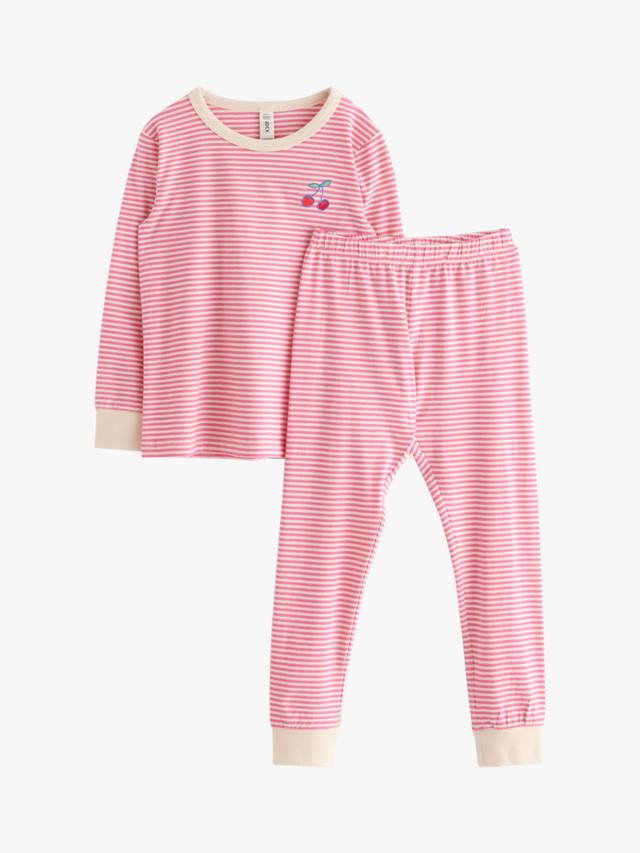 Детская пижама в вишневую полоску Lindex, розовый
Детская пижама в вишневую полоску Lindex, розовый