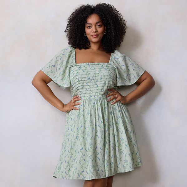 Мини-платье больших размеров с плиссированным лифом Lc Lauren Conrad, цвет mint willa wisteria
Мини-платье больших размеров с плиссированным лифом Lc Lauren Conrad, цвет mint willa wisteria