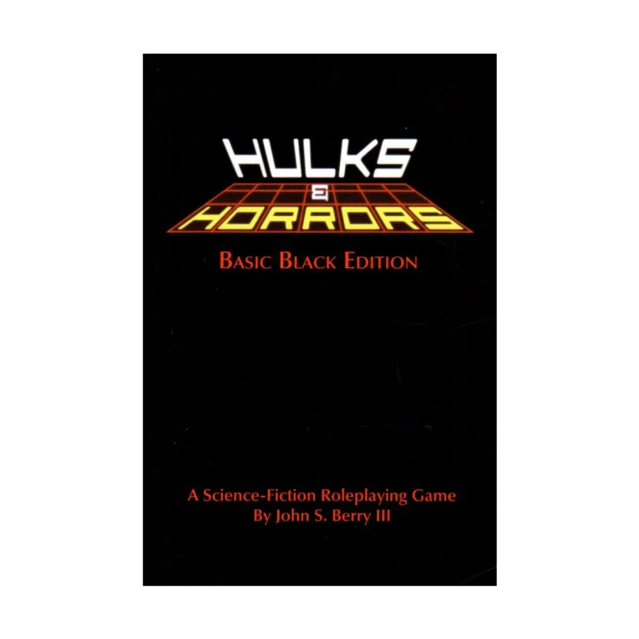 Hulks & Horrors (Basic Black Edition), Roleplaying Games (Bedroom Wall Press), мягкая обложка
Hulks & Horrors (Basic Black Edition), Roleplaying Games (Bedroom Wall Press), мягкая обложка
