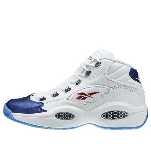 Кроссовки question mid blue toe 2016 'white blue' Reebok, белый
Кроссовки question mid blue toe 2016 'white blue' Reebok, белый