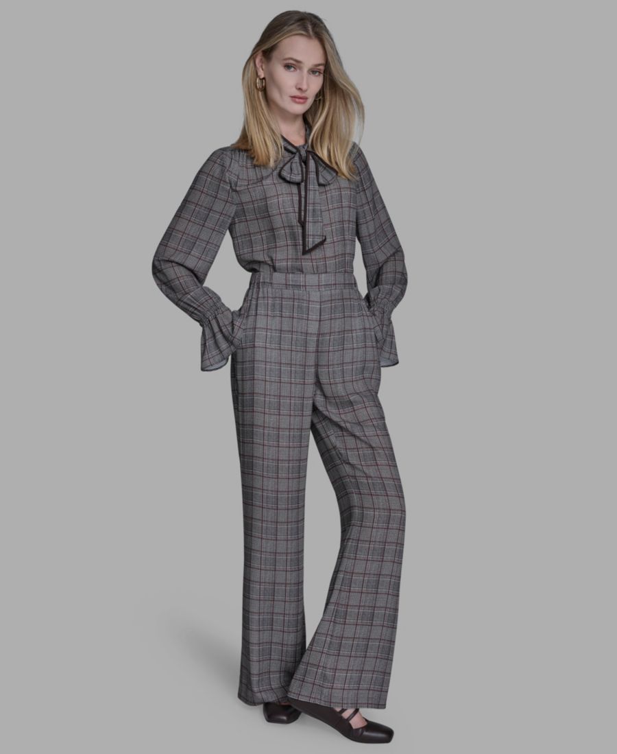 Женские клетчатые брюки с широкими штанинами BCBG, Black Multi
Женские клетчатые брюки с широкими штанинами BCBG, Black Multi