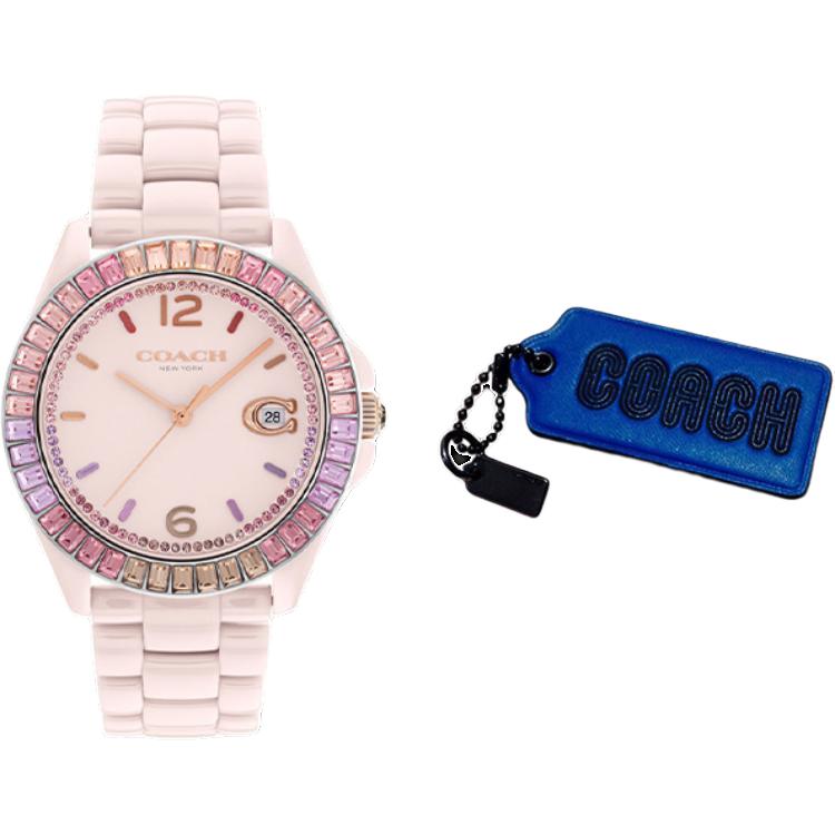Часы GREYSON кварцевый механизм керамический ремешок 37 мм розовый циферблат женские часы COACH
Часы GREYSON кварцевый механизм керамический ремешок 37 мм розовый циферблат женские часы COACH