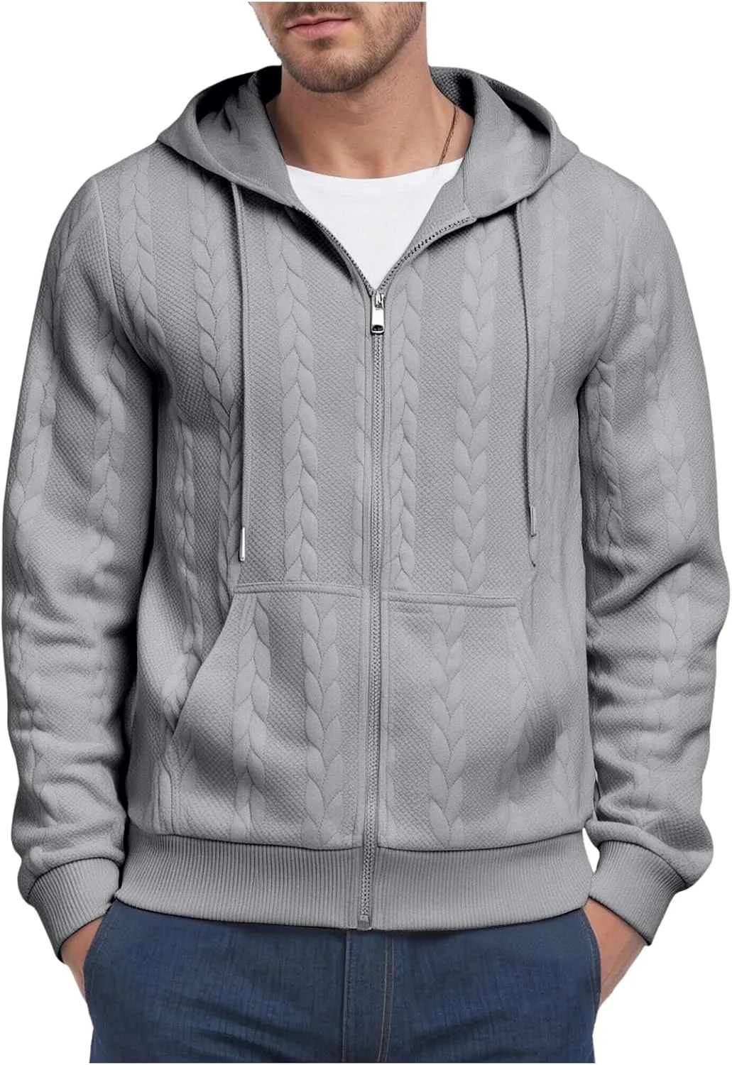 Толстовка с капюшоном для мужчин Casual Oversized Pullover с карманом
Толстовка с капюшоном для мужчин Casual Oversized Pullover с карманом