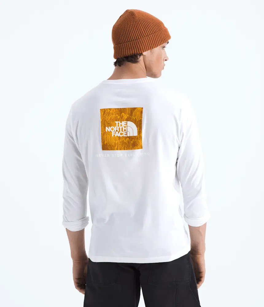 Мужская футболка с длинным рукавом Evolution Regenerative Ink Box NSE с графическим принтом The North Face, White Dune/Summit Gold Regenerative Ink Print
Мужская футболка с длинным рукавом Evolution Regenerative Ink Box NSE с графическим принтом The North Face, White Dune/Summit Gold Regenerative Ink Print