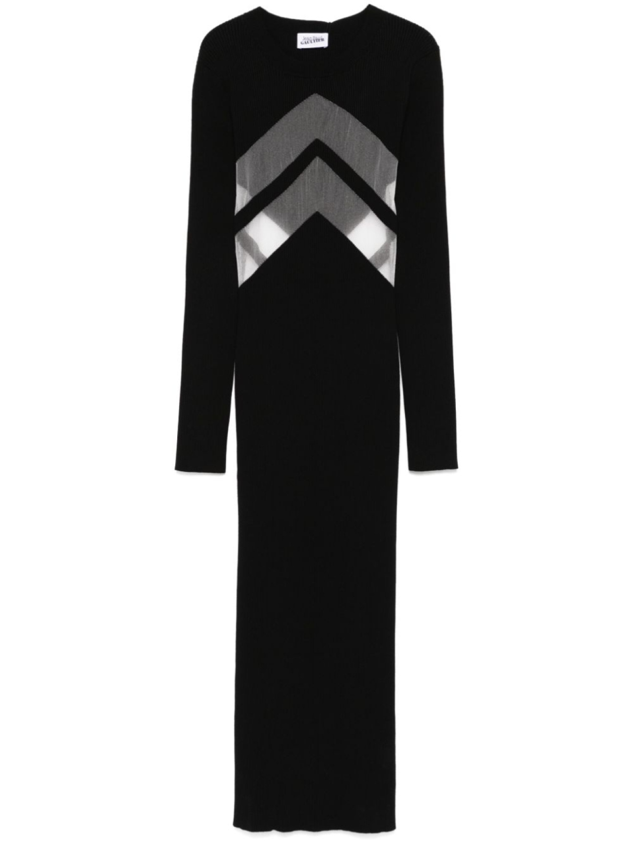 Jean Paul Gaultier платье миди с полупрозрачными вставками, черный
Jean Paul Gaultier платье миди с полупрозрачными вставками, черный