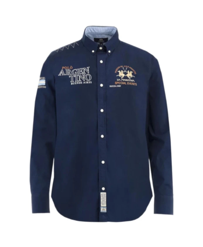 Рубашка Родольфо Поплин La Martina, синий
Рубашка Родольфо Поплин La Martina, синий