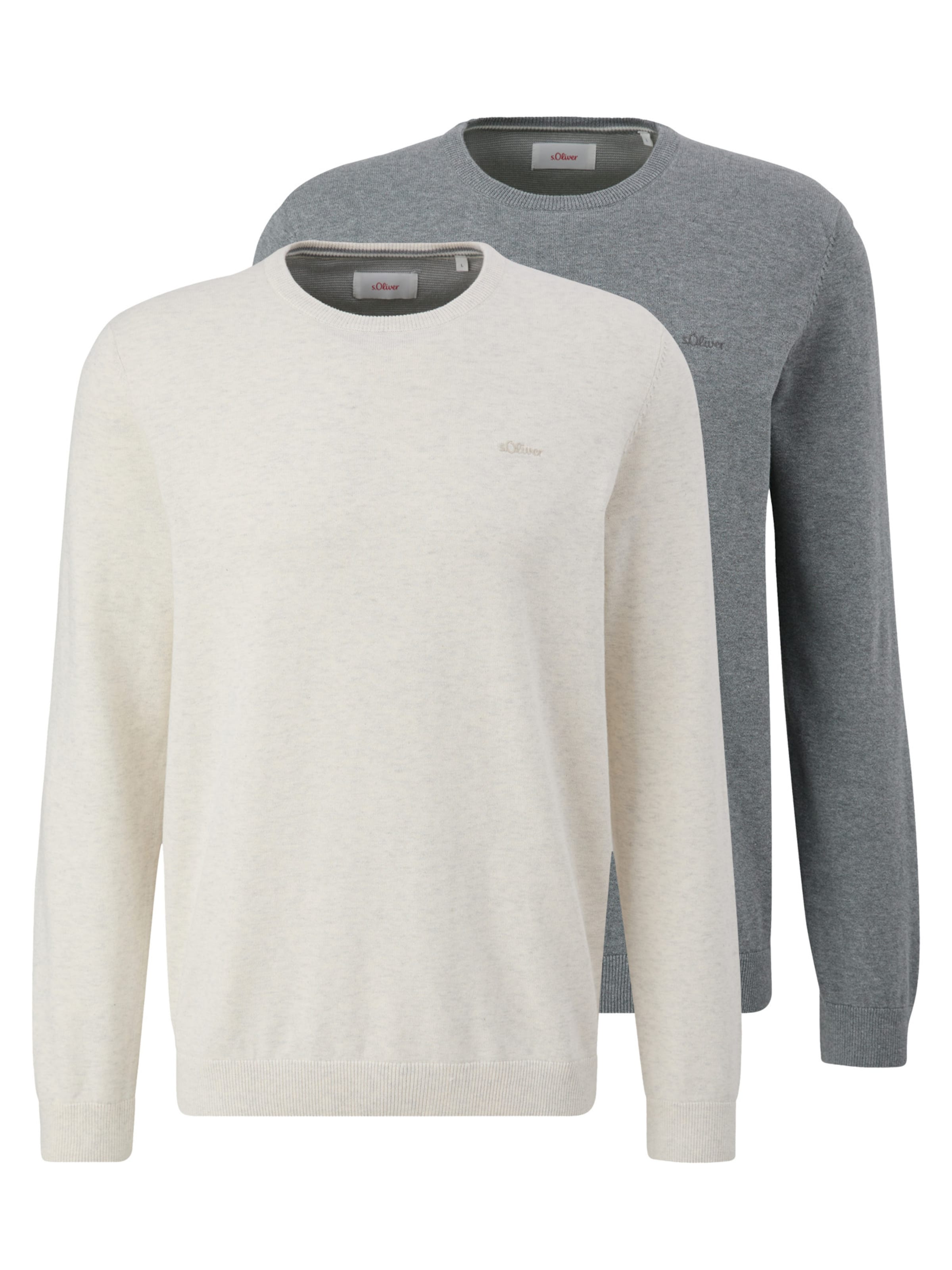 s.Oliver Свитер 'Basic' в цвете Silver
s.Oliver Свитер 'Basic' в цвете Silver
