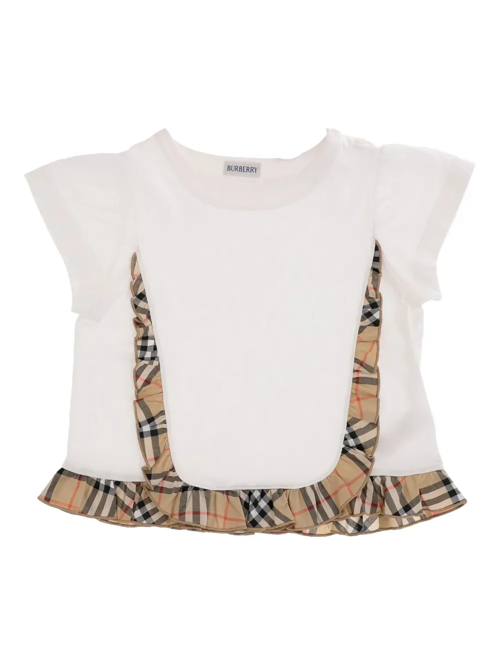 Топ с оборками Burberry Kids, белый
Топ с оборками Burberry Kids, белый