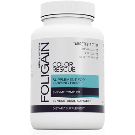 Foligain Добавка Color Rescue для седеющих волос 60 капсул
Foligain Добавка Color Rescue для седеющих волос 60 капсул