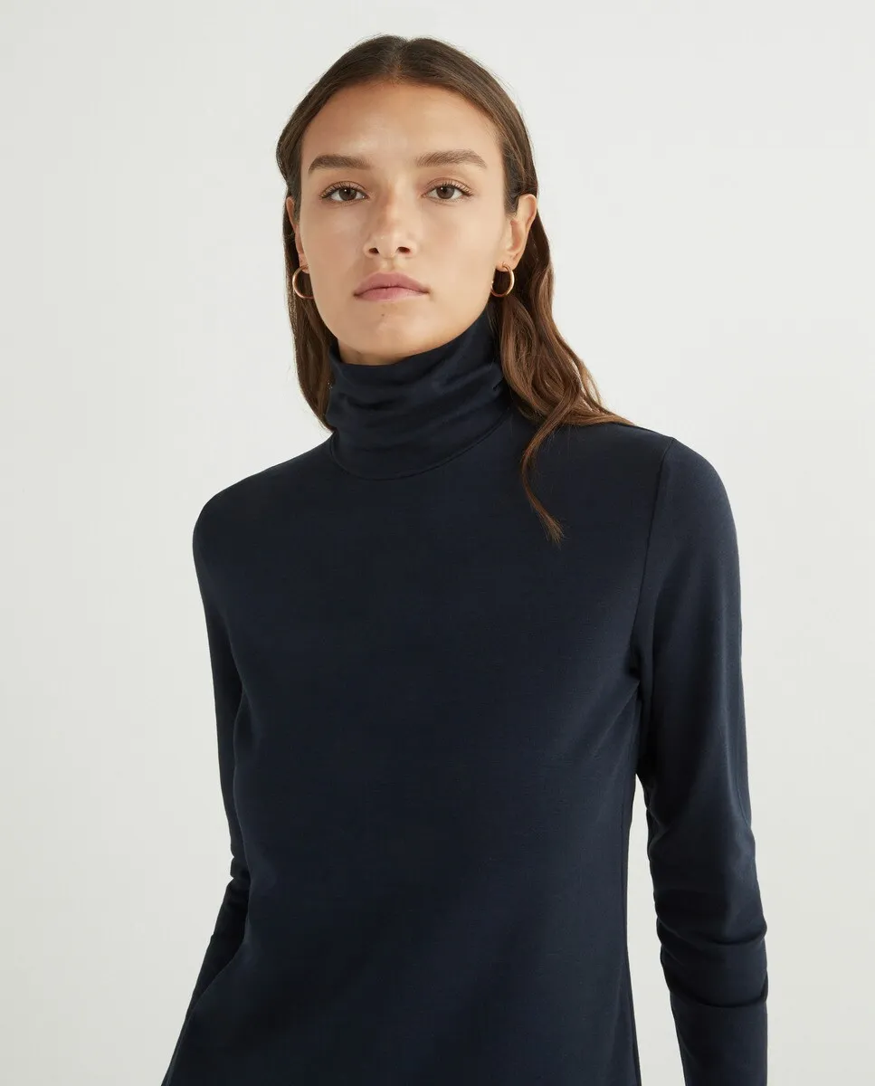 Женская футболка с длинными рукавами и водолазкой Guitare, темно-синий
Женская футболка с длинными рукавами и водолазкой Guitare, темно-синий