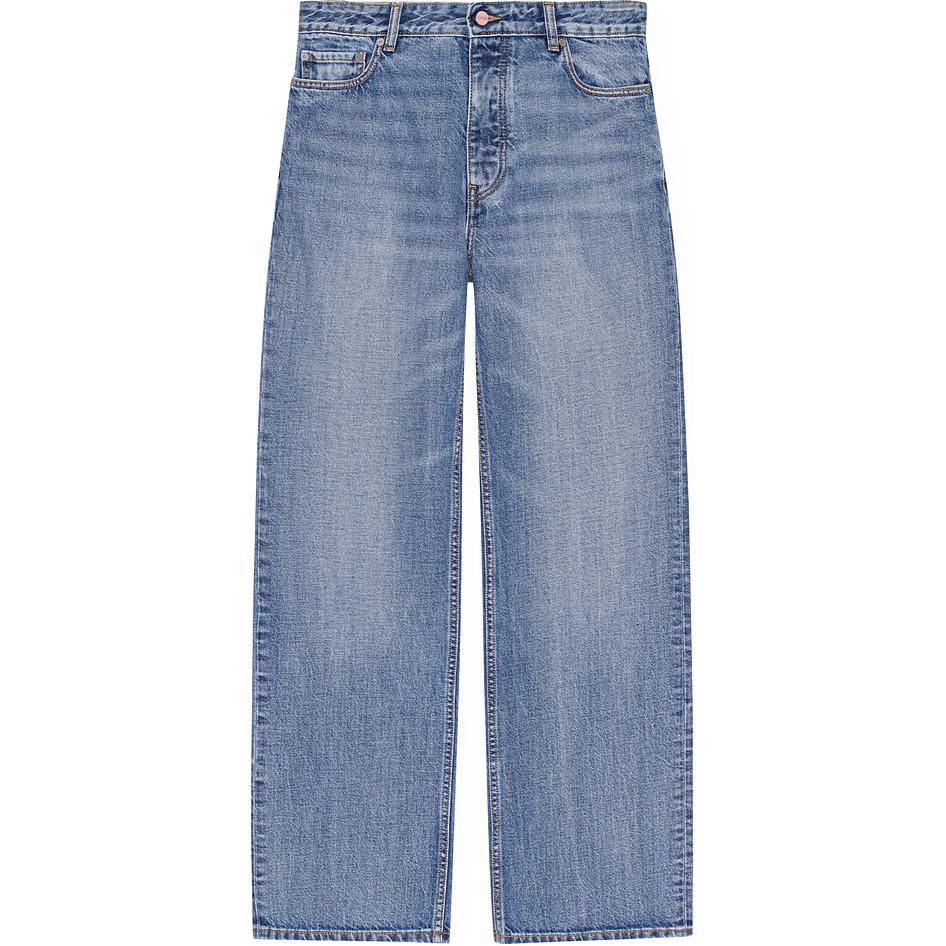 Джинсы Boyfriend с эффектом потертостей GANNI, винтажный средне-синий
Джинсы Boyfriend с эффектом потертостей GANNI, винтажный средне-синий