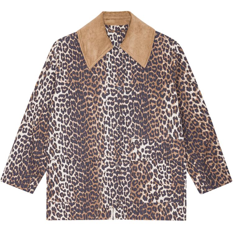 GANNI Леопардовый бомбер, Almond Cream
GANNI Леопардовый бомбер, Almond Cream