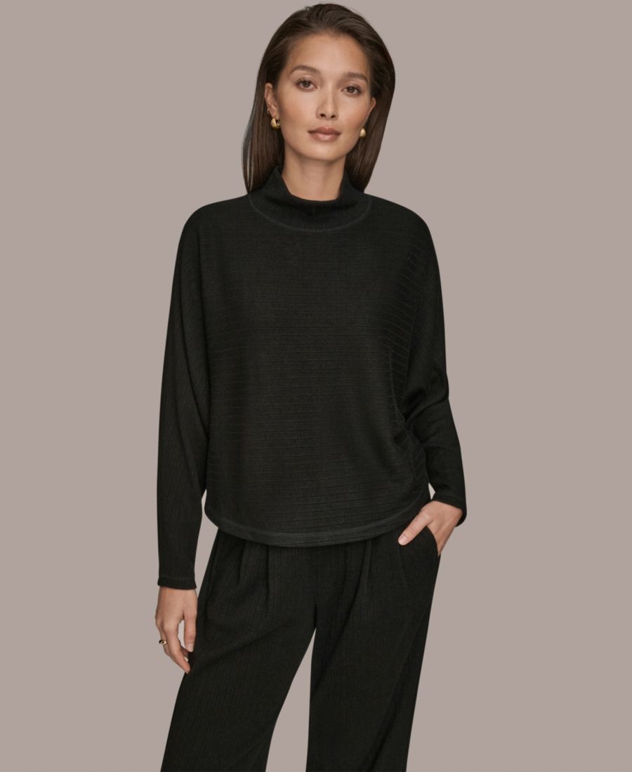 Женский укороченный топ с высоким воротником Donna Karan Weekend, Black
Женский укороченный топ с высоким воротником Donna Karan Weekend, Black