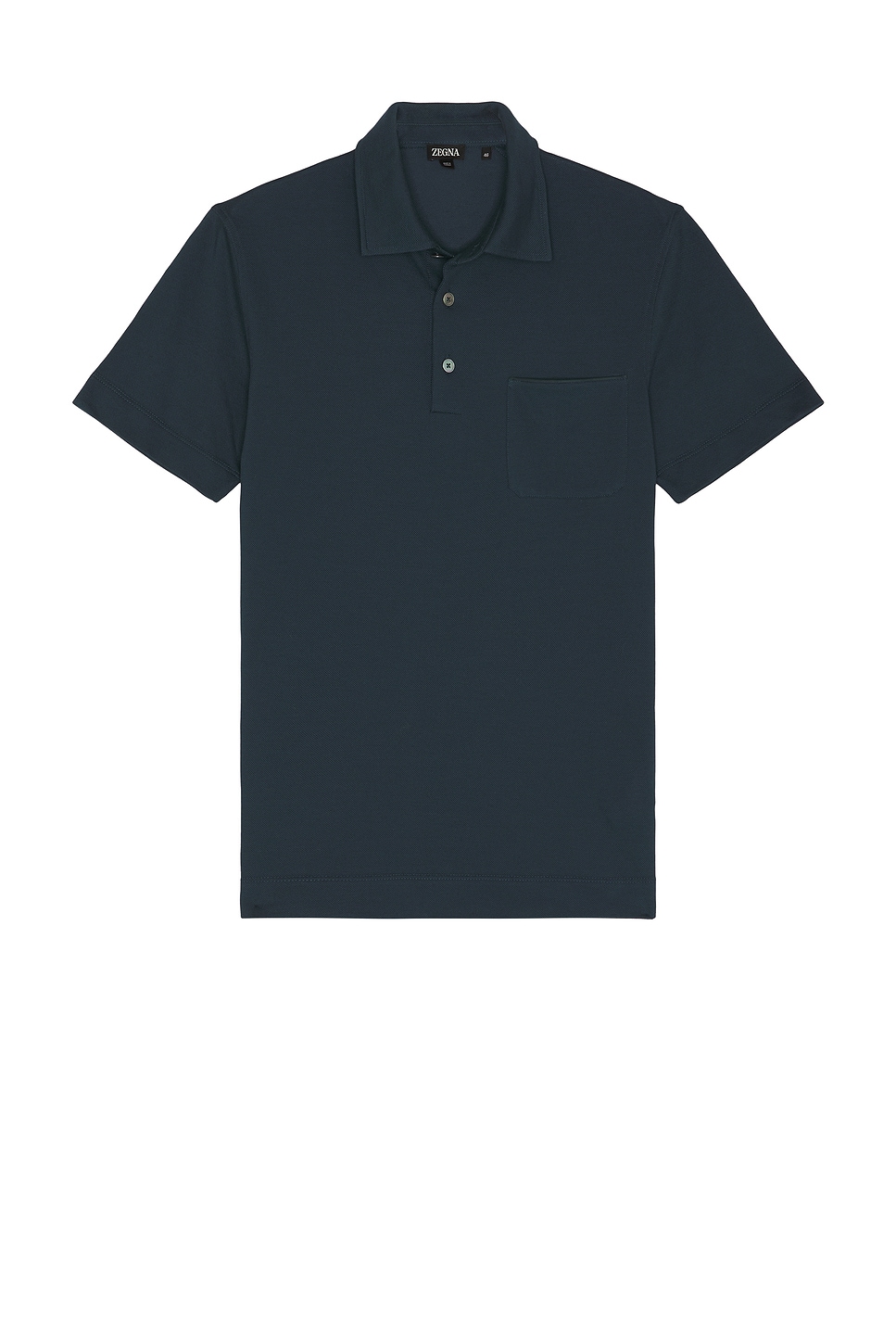 Хлопковая пике-поло Zegna, Dark Teal Blue
Хлопковая пике-поло Zegna, Dark Teal Blue