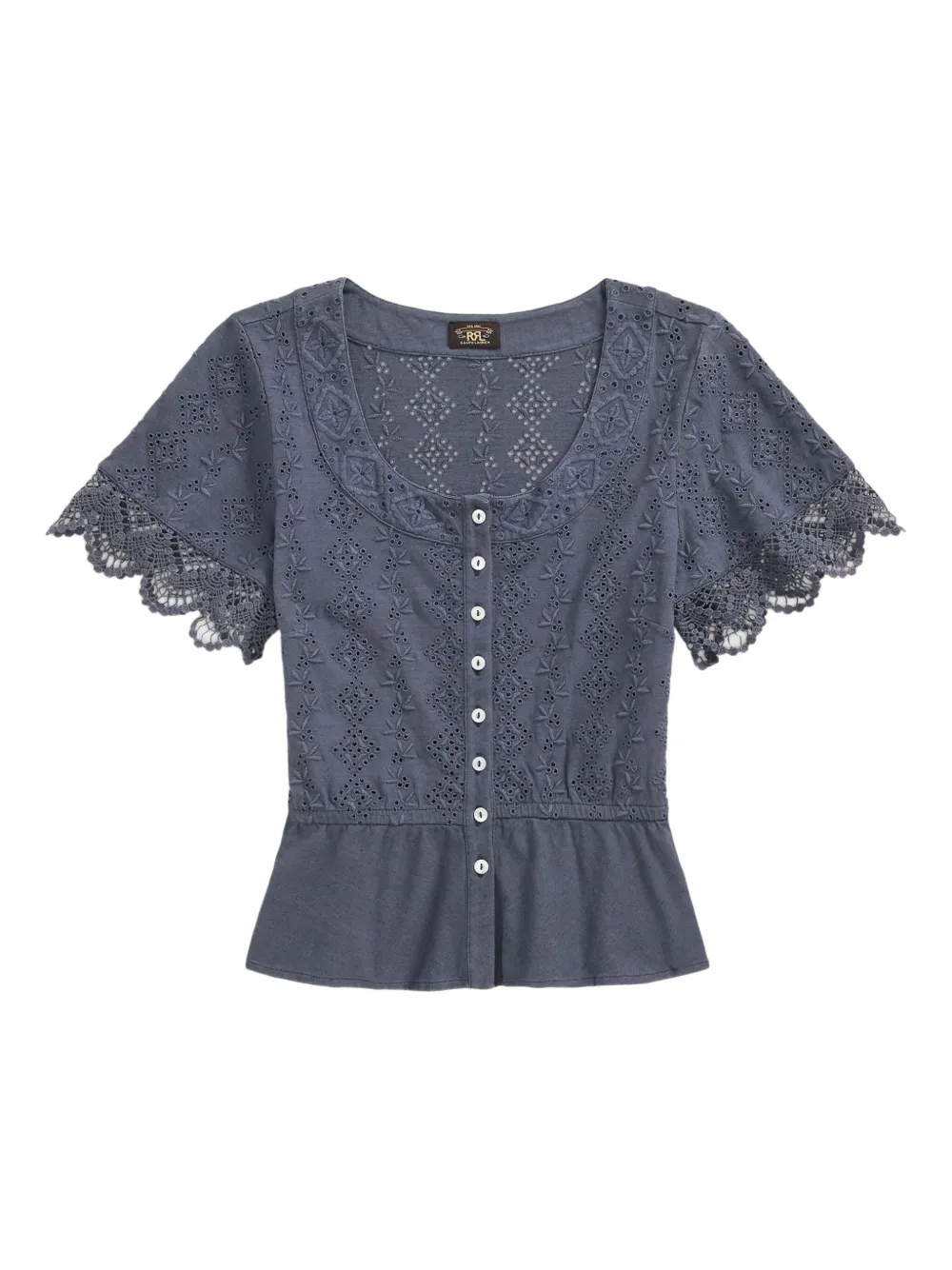 Блузка Genevie с баской и вышивкой Ralph Lauren RRL, синий
Блузка Genevie с баской и вышивкой Ralph Lauren RRL, синий