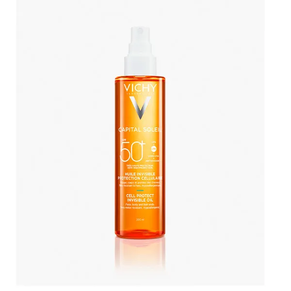 Невидимое солнцезащитное масло Capital Soleil Spf50+ Vichy, 200 ml
Невидимое солнцезащитное масло Capital Soleil Spf50+ Vichy, 200 ml