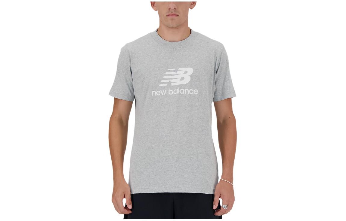 Футболка Sports Essentials мужская серая New Balance, серый 
Футболка Sports Essentials мужская серая New Balance, серый