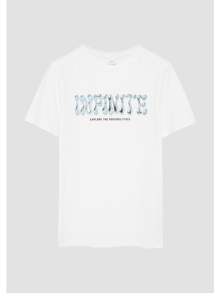 Футболка s.Oliver, белый 
Футболка s.Oliver, белый