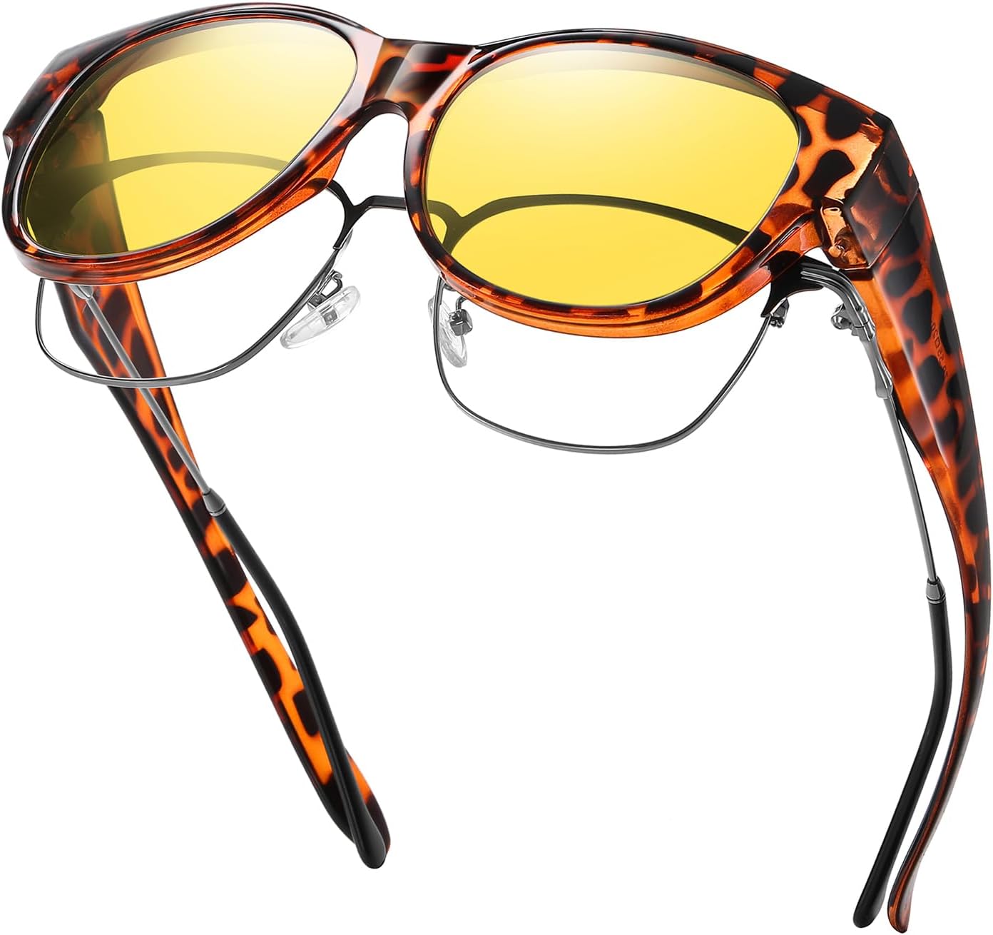 Солнцезащитные очки GEGURI Fit Over Glasses с поляризацией, для женщин и мужчин, стильный дизайн «кошачий глаз», 100% защита от УФ-излучения, L Size Brown Tortoise Frame Night Vision Lens
Солнцезащитные очки GEGURI Fit Over Glasses с поляризацией, для женщин и мужчин, стильный дизайн «кошачий глаз», 100% защита от УФ-излучения, L Size Brown Tortoise Frame Night Vision Lens