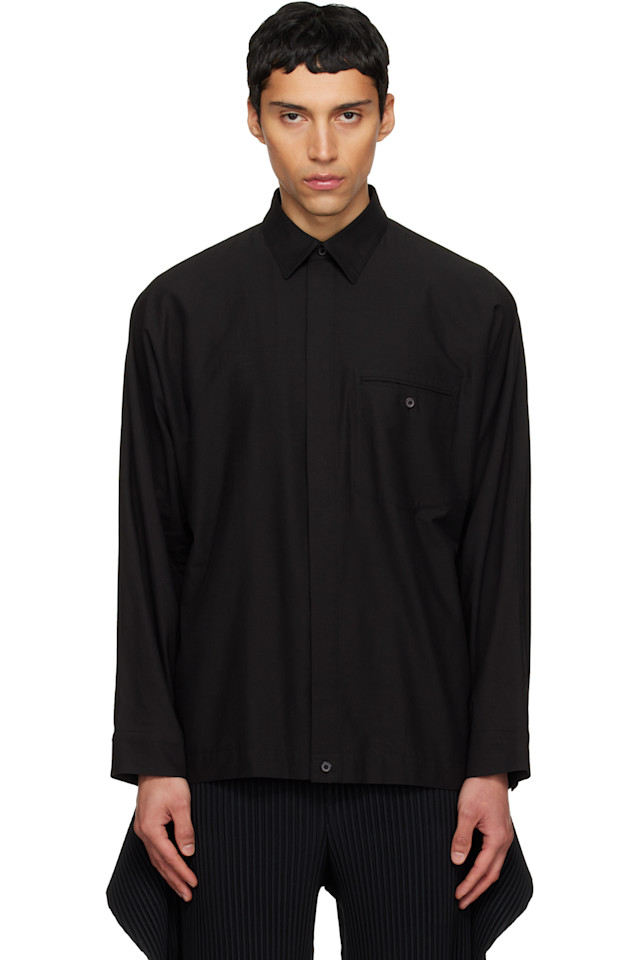 Рубашка Streamline Homme Plissé Issey Miyake, черный
Рубашка Streamline Homme Plissé Issey Miyake, черный