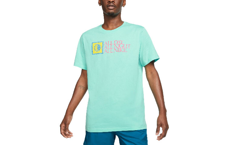 Спортивная футболка мужская тропическая зеленая Nike, зеленый
Спортивная футболка мужская тропическая зеленая Nike, зеленый