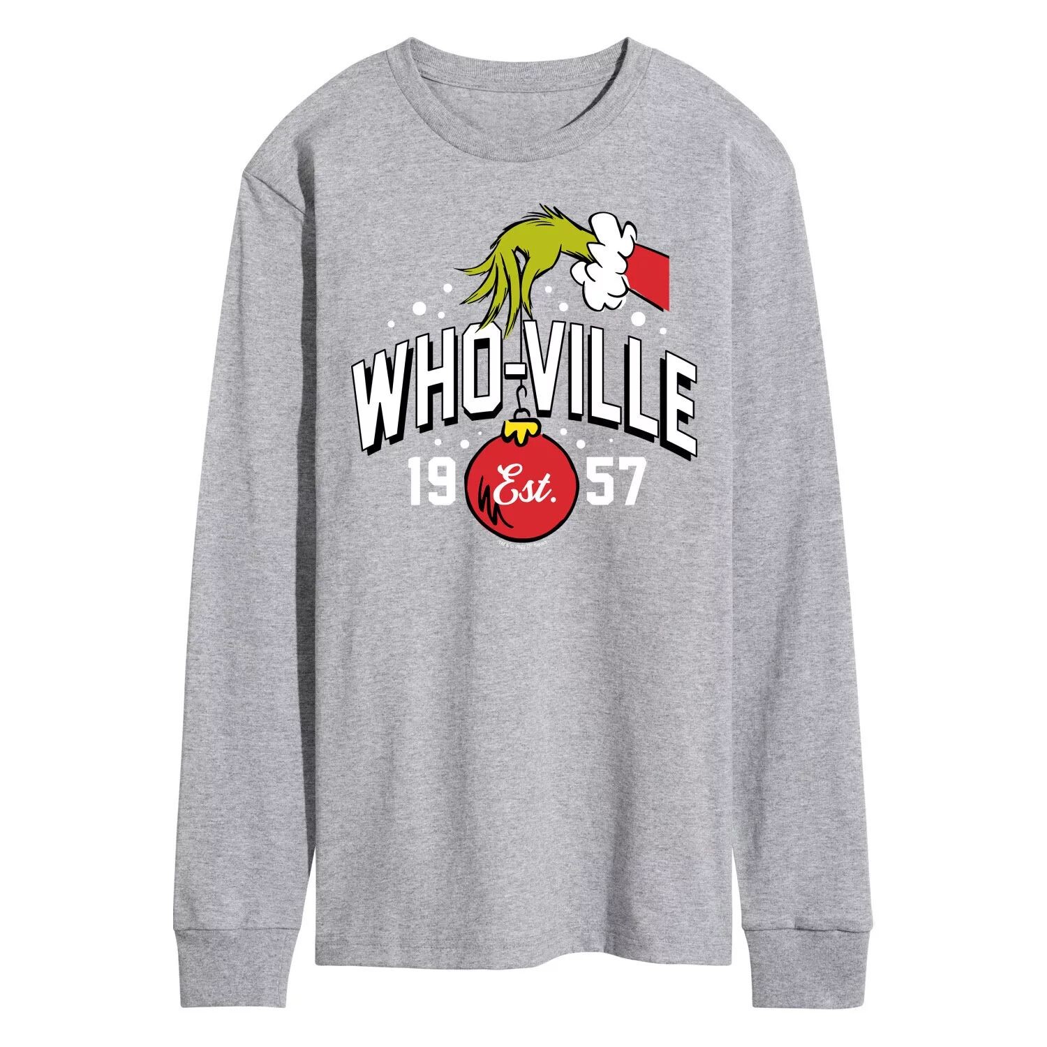 Мужская футболка Dr. Seuss Grinch Hand с длинными рукавами Licensed Character
Мужская футболка Dr. Seuss Grinch Hand с длинными рукавами Licensed Character