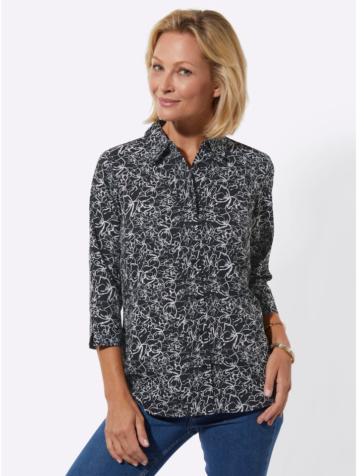 Блузка-рубашка с черно-белым принтом WITT WEIDEN
Блузка-рубашка с черно-белым принтом WITT WEIDEN