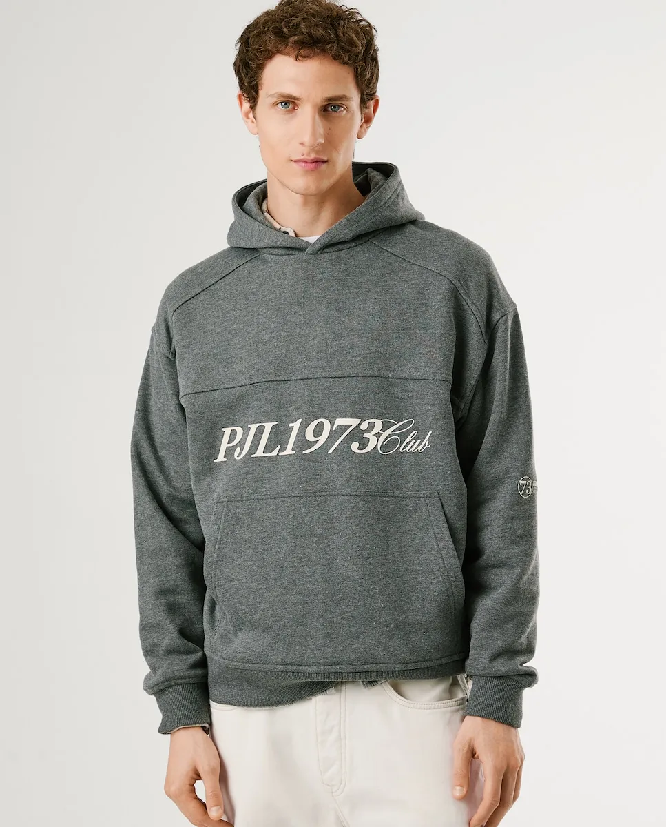 Мужская толстовка с регулируемым капюшоном и напечатанным логотипом Pepe Jeans, темно-серый
Мужская толстовка с регулируемым капюшоном и напечатанным логотипом Pepe Jeans, темно-серый